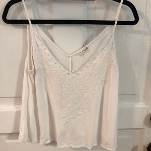 Chloe & Katie white tank top